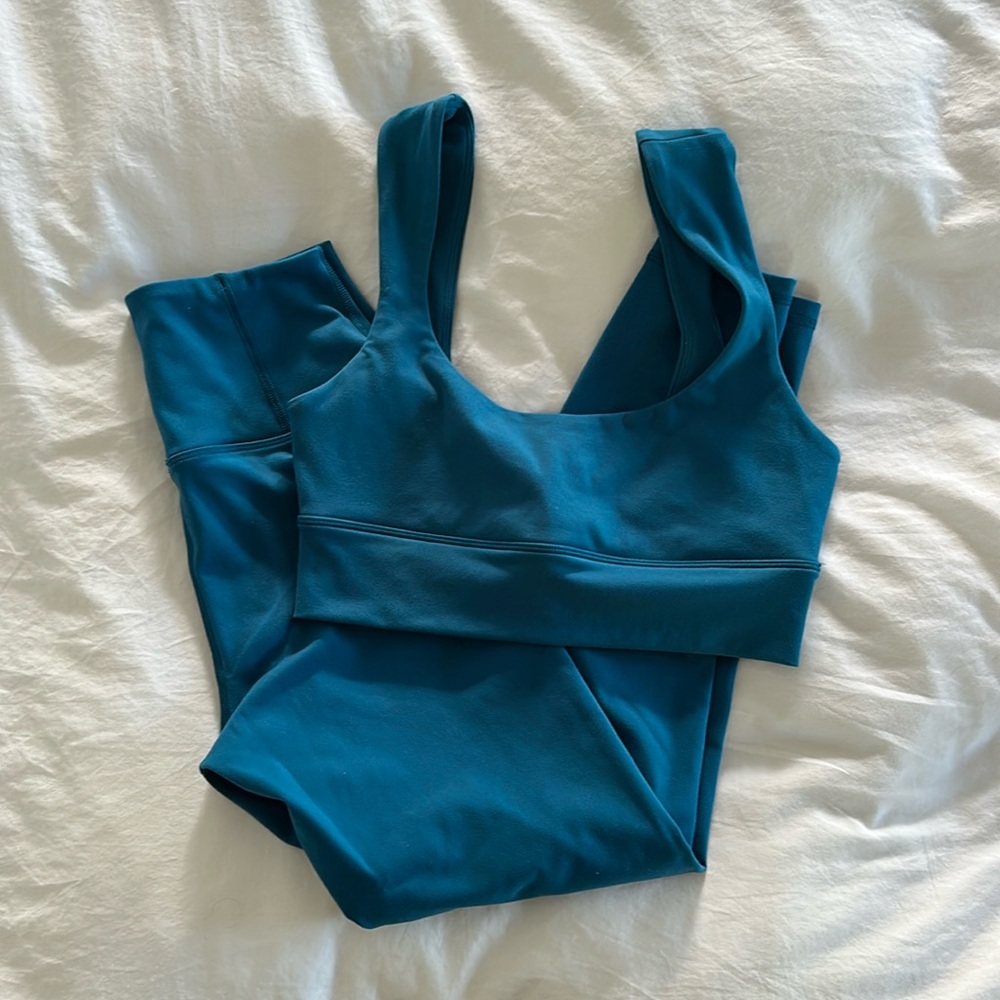 Spiritual Gangster Blue Activewear Set